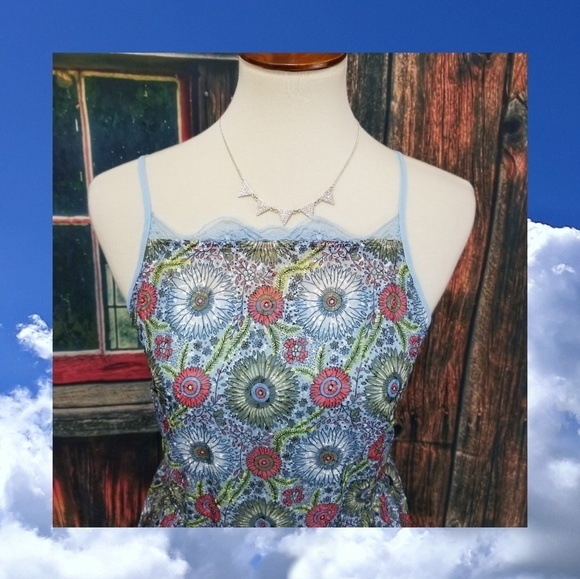 Modcloth Vintage Floral Patterned Midi Dress - Picture 3 of 8